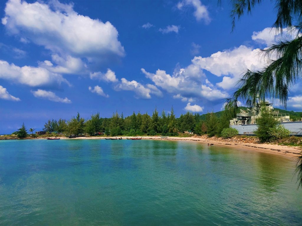 View from ferry to Ao Nang from Koh Phangan