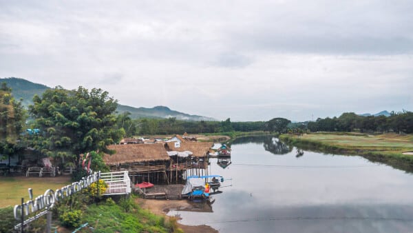 View from the Bangkok-Chiang Mai sleeper train