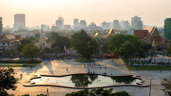 Wat Botum Park, Phnom Penh, Cambodia