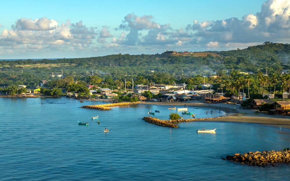 View of land on Tierra Bomba Cartagena