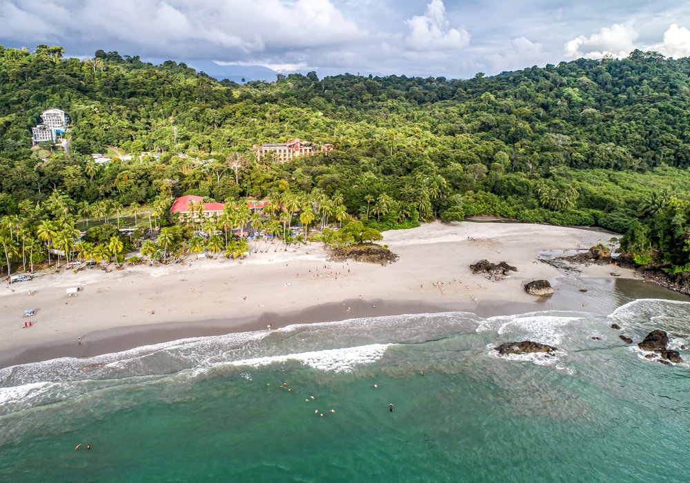 Playa Espadilla beach in Costa Rica