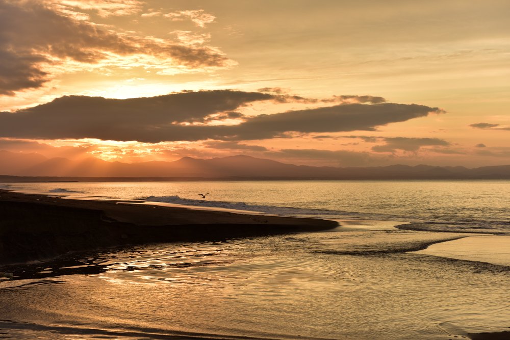 sunset over Playa Negra Costa Rica
