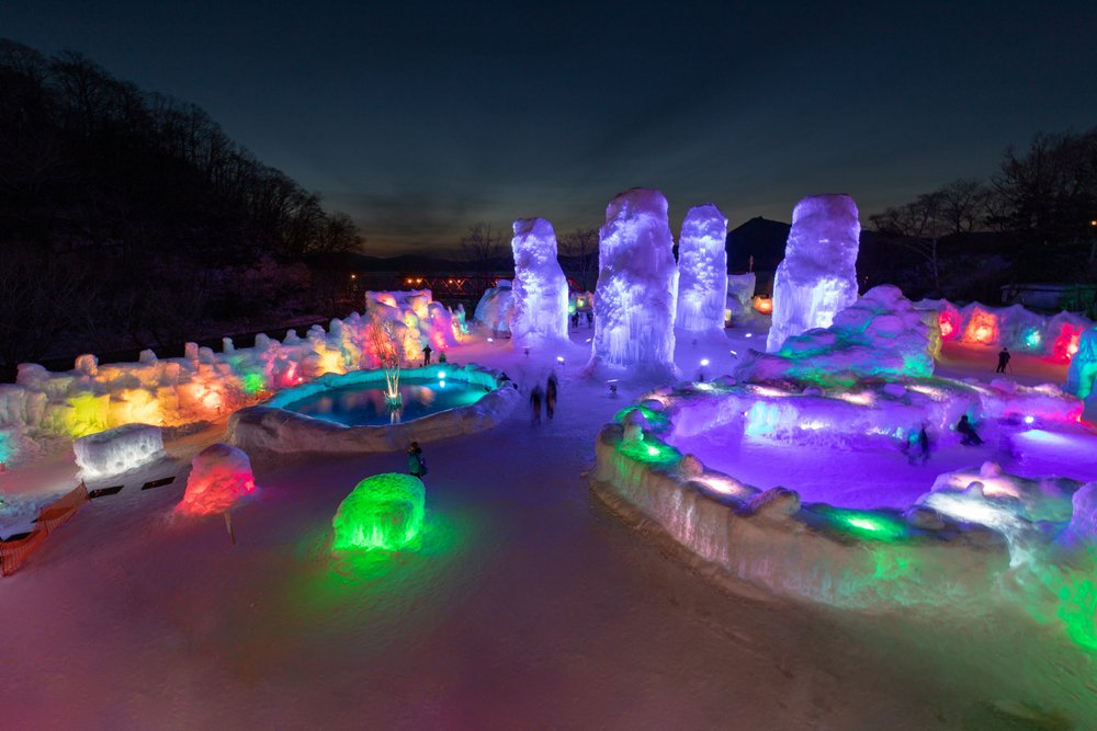 ice festival in Japan