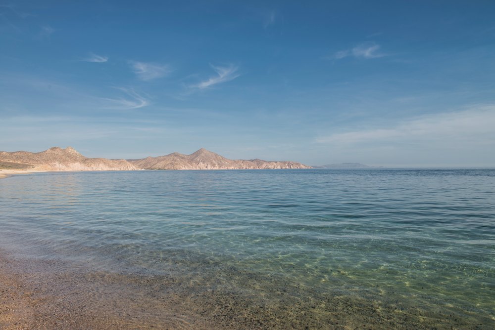 landscape of a La Paz beach, Mexico
