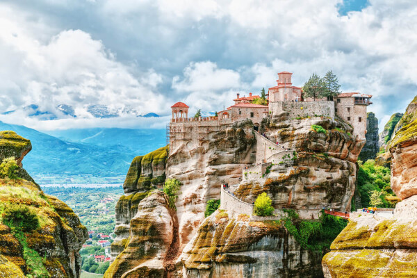 Meteora Greece castle in the sky