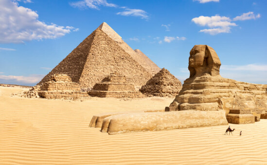 Pyramid and Sphinx of Egypt